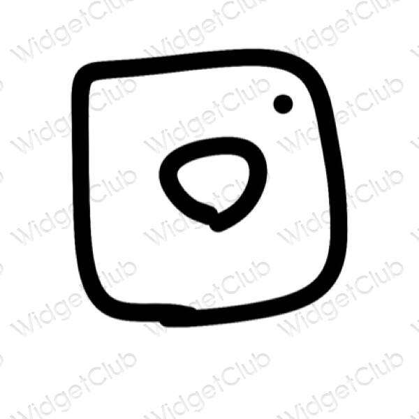 រូបតំណាងកម្មវិធី Instagram សោភ័ណភាព