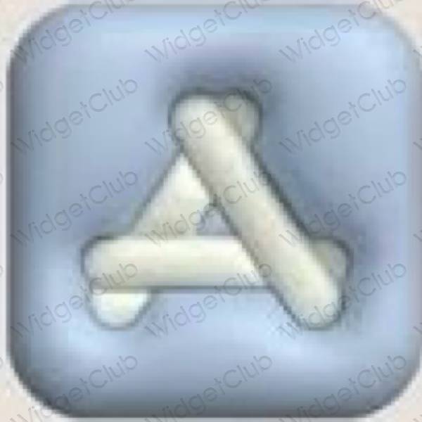 Aesthetic purple AppStore app icons
