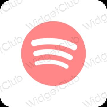 Ästhetische Spotify App-Symbole