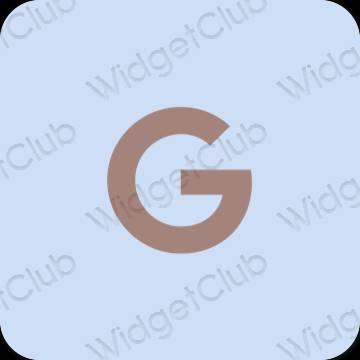 Ästhetisch Violett Google App-Symbole