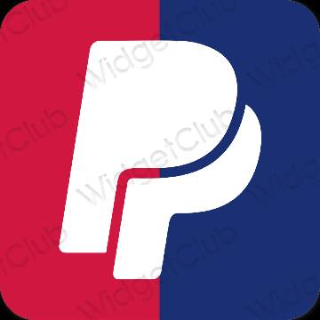 เกี่ยวกับความงาม สีน้ำเงิน Paypal ไอคอนแอพ