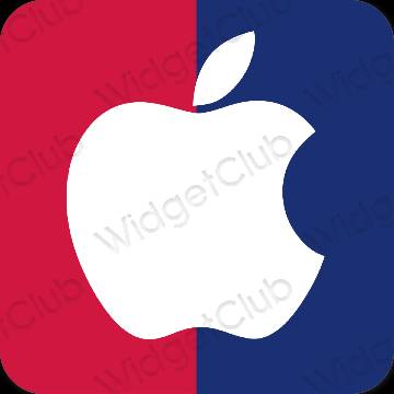 Estetico porpora Apple Store icone dell'app