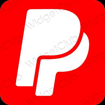 Paypal おしゃれアイコン画像素材
