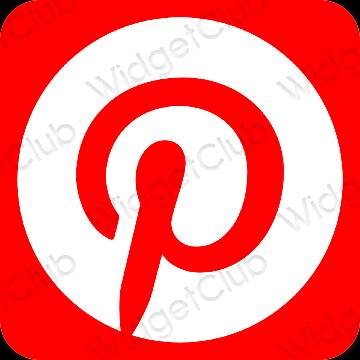 រូបតំណាងកម្មវិធី Pinterest សោភ័ណភាព