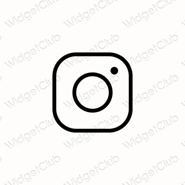 Ästhetische Instagram App-Symbole