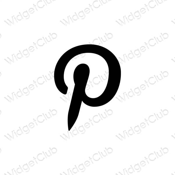 Estetik Pinterest proqram nişanları