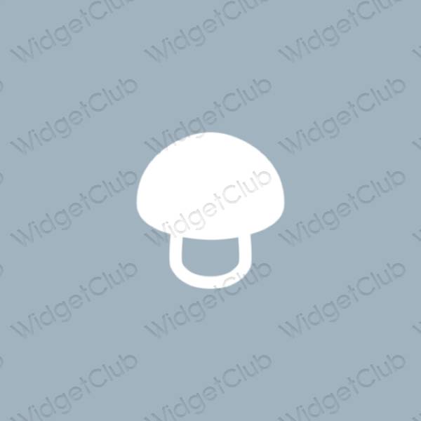 Estetico blu pastello Simeji icone dell'app