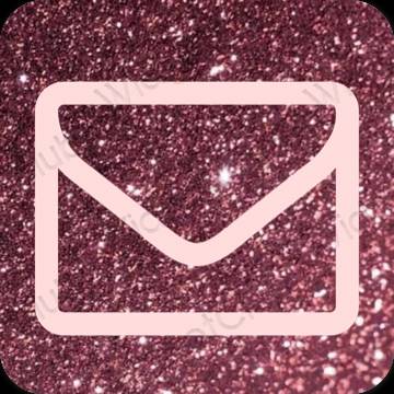 សោភ័ណ ពណ៌ផ្កាឈូក Mail រូបតំណាងកម្មវិធី