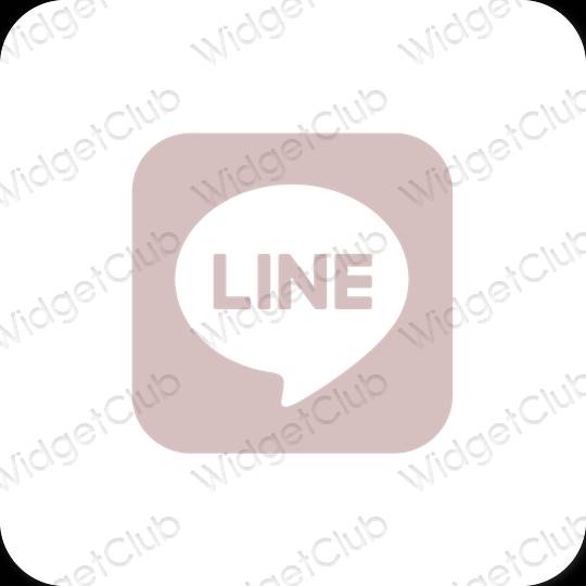 Aesthetic LINE app icons