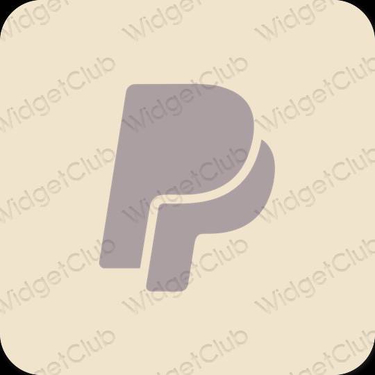 Естетски беж PayPay иконе апликација