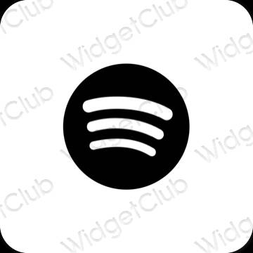 Biểu tượng ứng dụng Spotify thẩm mỹ