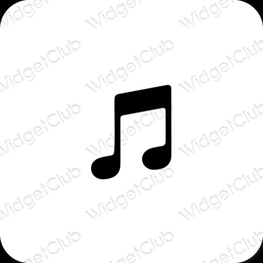 Icônes d'application Apple Music esthétiques