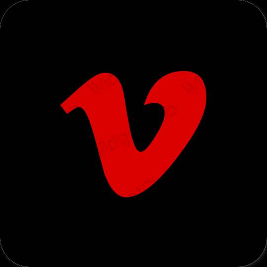 Æstetiske Vimeo app-ikoner