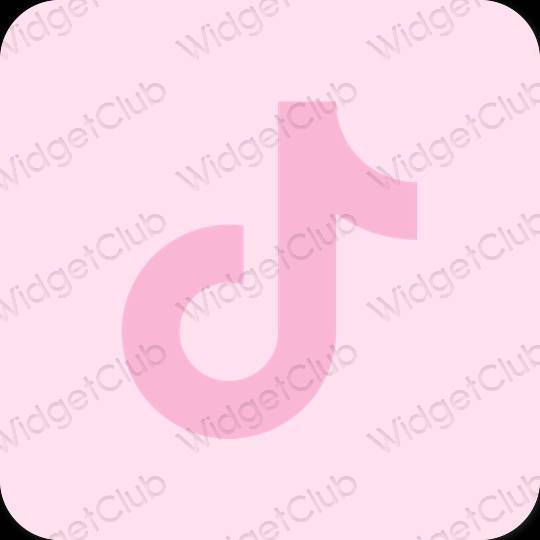 Estetik ungu TikTok ikon aplikasi