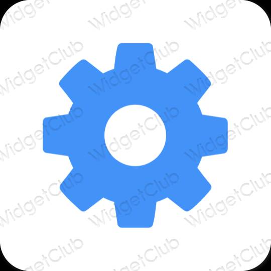 Æstetiske Settings app-ikoner
