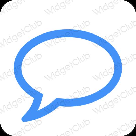 Icônes d'application Messages esthétiques