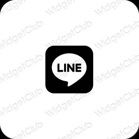 Esthetische LINE app-pictogrammen