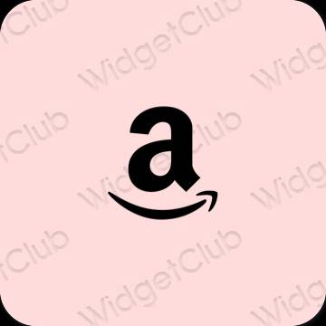 Estetsko roza Amazon ikone aplikacij
