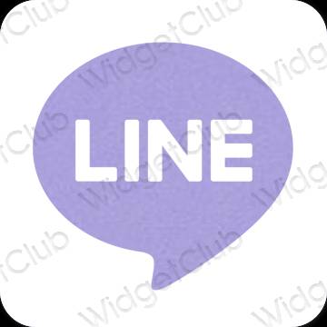 Æstetiske LINE app-ikoner
