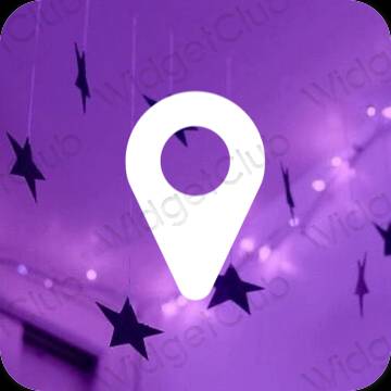 Estética Map iconos de aplicaciones