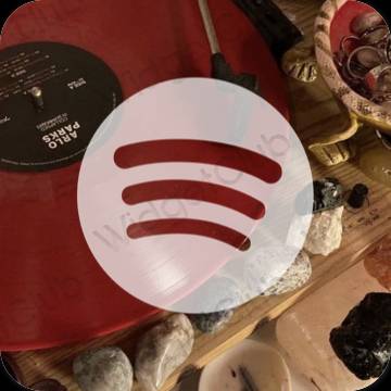 Estetiska Spotify appikoner