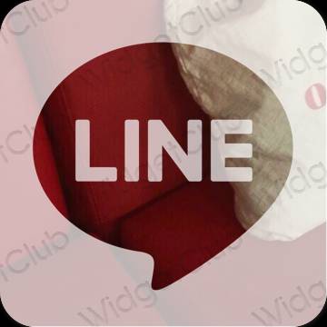 Ästhetische LINE App-Symbole