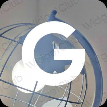 Esthetische Google app-pictogrammen