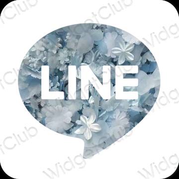 Biểu tượng ứng dụng LINE thẩm mỹ