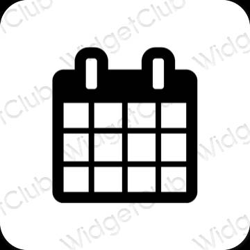 جمالية Calendar أيقونات التطبيقات