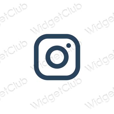 Estetické ikony aplikací Instagram