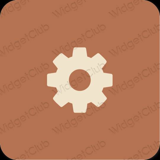 Esthetische Settings app-pictogrammen