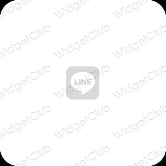 Esthetische LINE app-pictogrammen