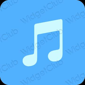 Icônes d'application LINE MUSIC esthétiques