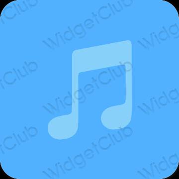 Stijlvol paars Music app-pictogrammen