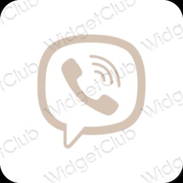 Estetske Viber ikone aplikacij