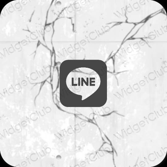 Esthetische LINE app-pictogrammen