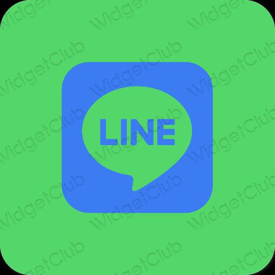 جمالية LINE أيقونات التطبيقات