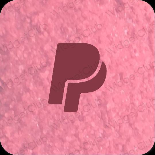 Icônes d'application Paypal esthétiques