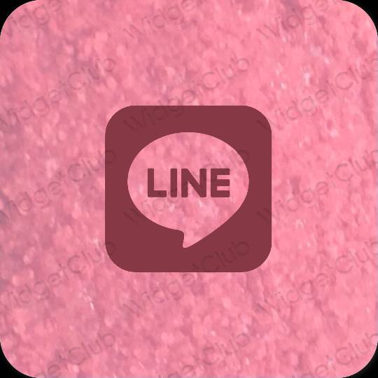 Естетске LINE иконе апликација