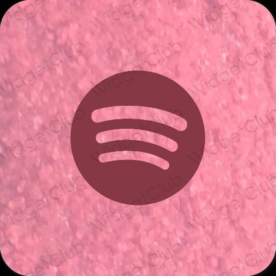 Estetinės Spotify programų piktogramos