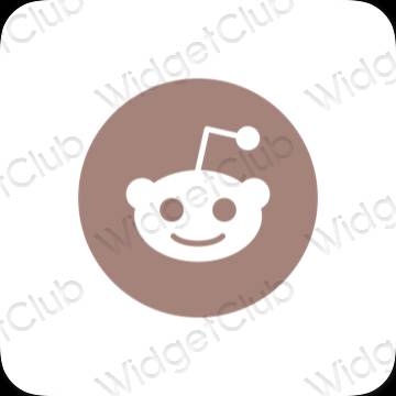 Aesthetic Reddit app icons