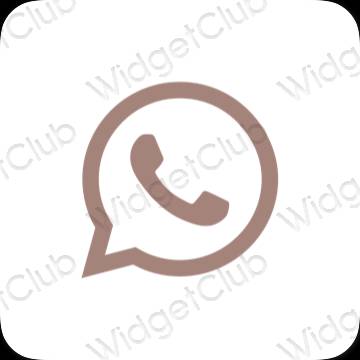 Estetyczne WhatsApp ikony aplikacji