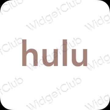 Эстетические hulu значки приложений