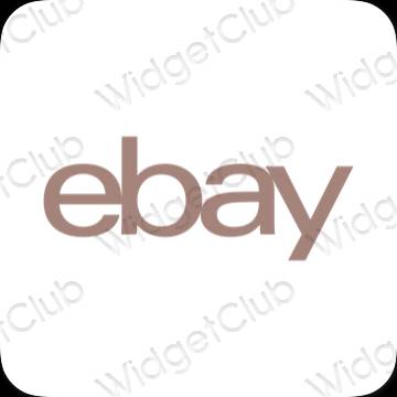 Estetske eBay ikone aplikacij