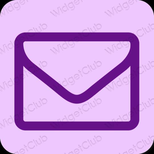 Icônes d'application Mail esthétiques