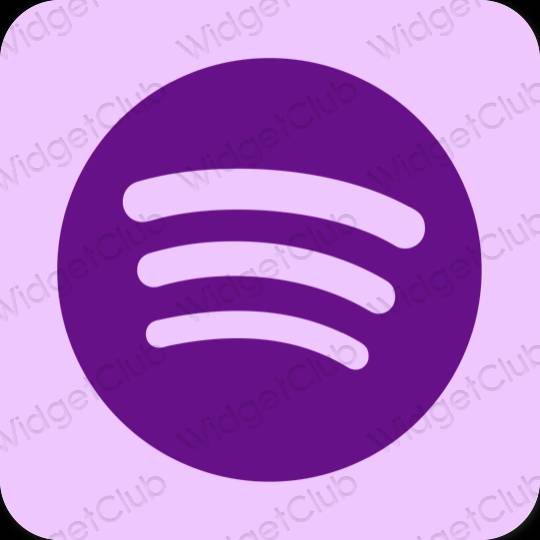 Estetiska Spotify appikoner