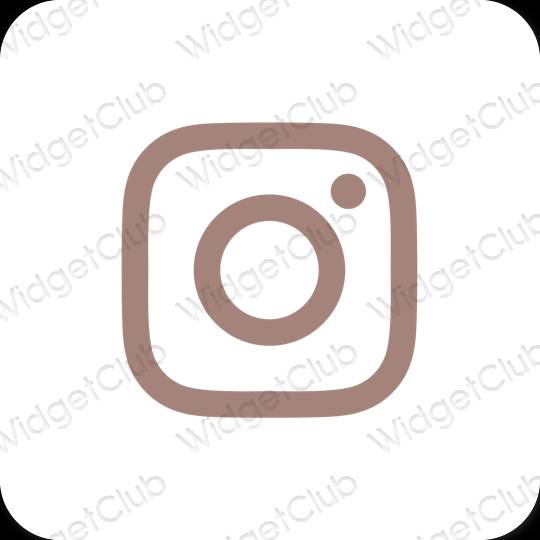 Pictograme pentru aplicații Instagram estetice