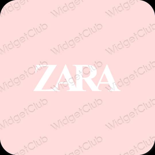 Esthetische ZARA app-pictogrammen