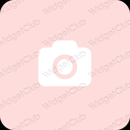Estetisk rosa Camera app ikoner