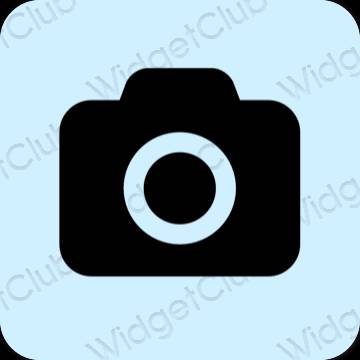 Aesthetic purple Camera app icons